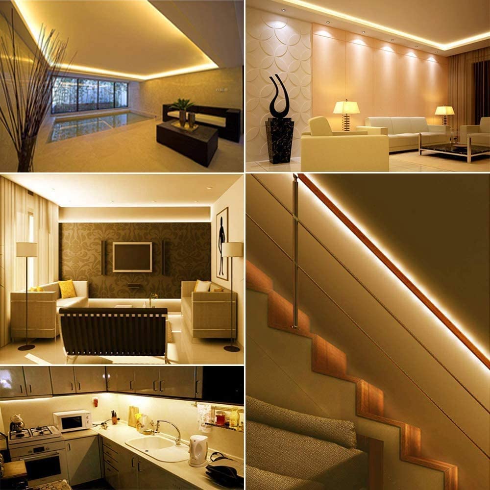 Super narrow 4mm/0.15\'\' 2110 Tunable White CCT LED Strip Lighting - DC24V 280 LEDs/m Flex LED Lighting Super narrow 4mm/0.15\'\' 2110 Tunable White CCT LED Strip Lighting - DC24V 280 LEDs/m Flex LED Lighting